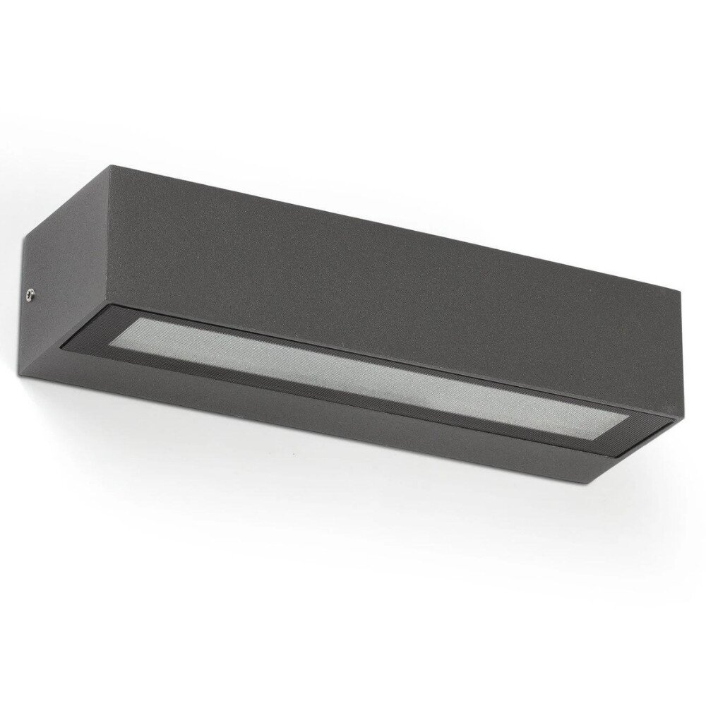 LED Wandleuchte Lako in Dunkelgrau 8W 600lm IP65