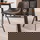 RINGO-Living Barstuhl Eluana in Taupe und Silber