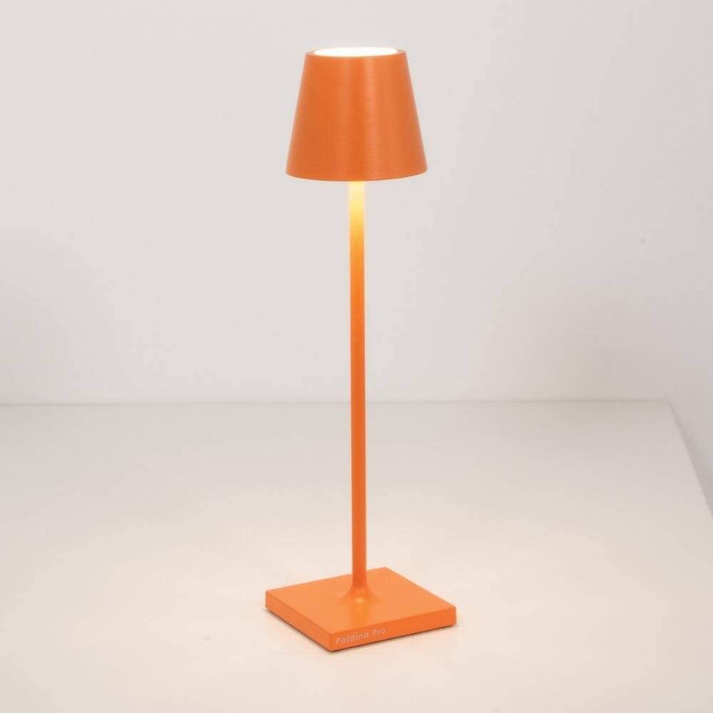 LED Akku Tischleuchte Poldina Micro in Orange 1,8W 142lm IP65 günstig online kaufen