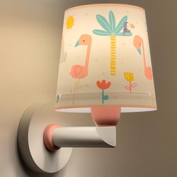 Kinderzimmer Wandleuchte P Flamingo in Mehrfarbig und...