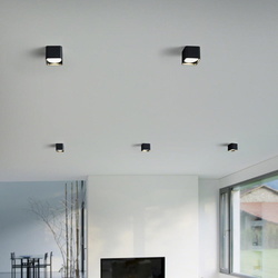 LED Deckenleuchte Dora in Schwarz-matt 7,5W 510lm rund