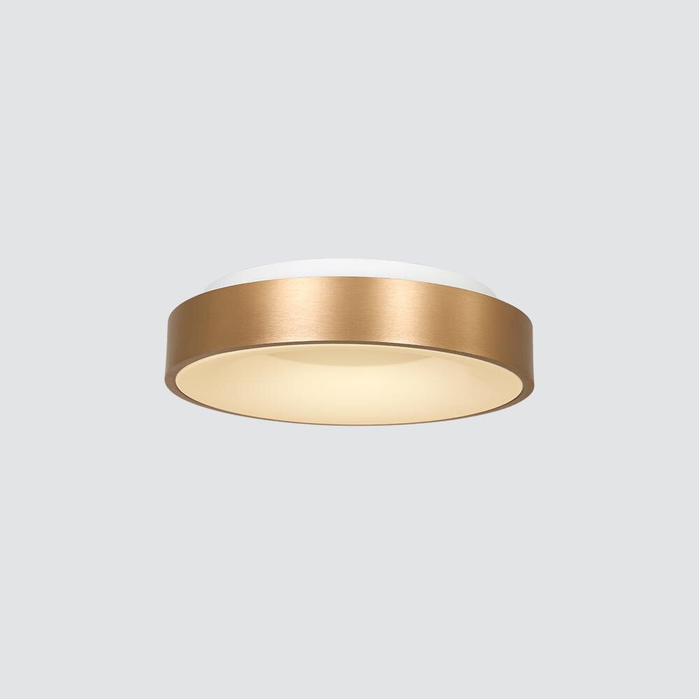 LED Deckenleuchte Ringlede in Gold 30W 2800lm