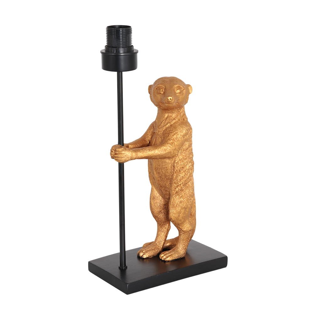 Tischleuchte Animaux in Schwarz und Beige E27 300mm günstig online kaufen