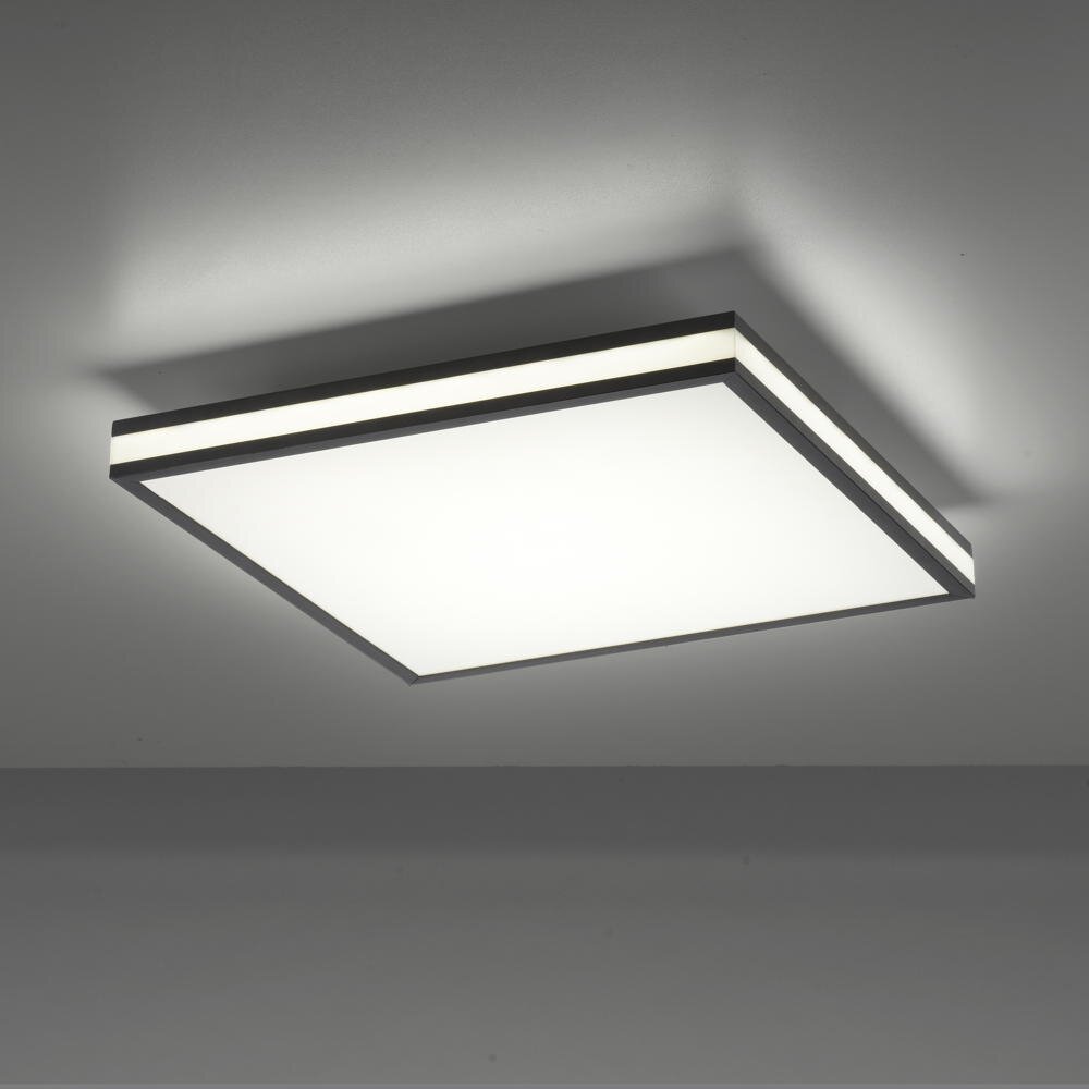 LED Deckenleuchte RGBW Mario Black in Schwarz 19,5W 1650lm