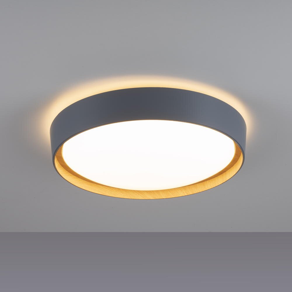 LED Deckenleuchte Emilia in Hellblau 29W 3400lm