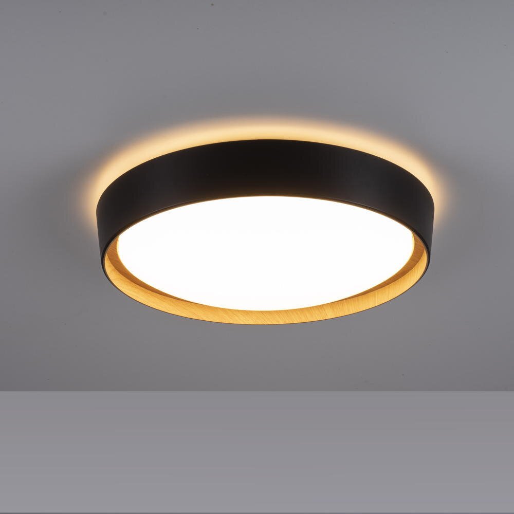 LED Deckenleuchte Emilia in Schwarz 29W 3400lm