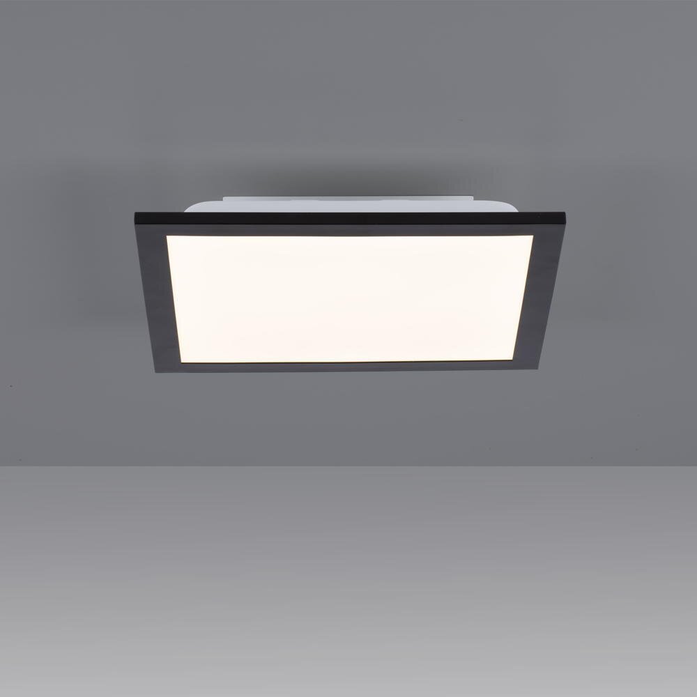 LED Deckenleuchte Flat in Schwarz 6W 750lm