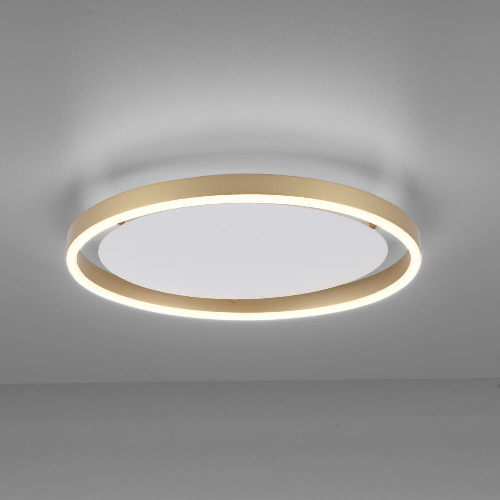 LED Deckenleuchte Ritus in Gold 20W 2650lm