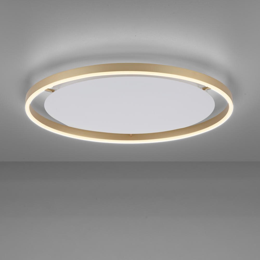 LED Deckenleuchte Ritus in Gold 28W 3650lm