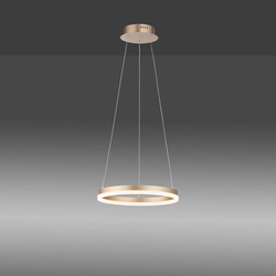 LED Pendelleuchte Titus in Gold