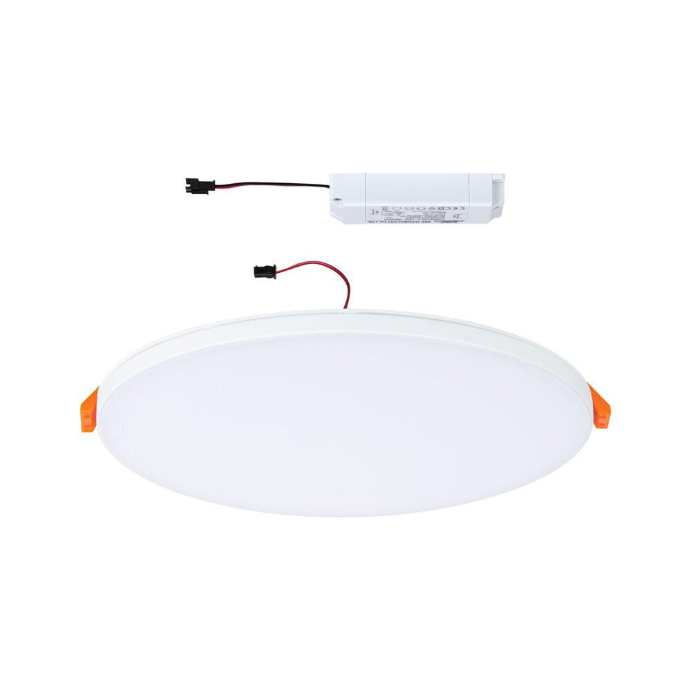 Paulmann Veluna Edge LED Panele Wohnzimmer Esszimmer Flur LED IP44 modern Weiß Kunststoff 1-flammig