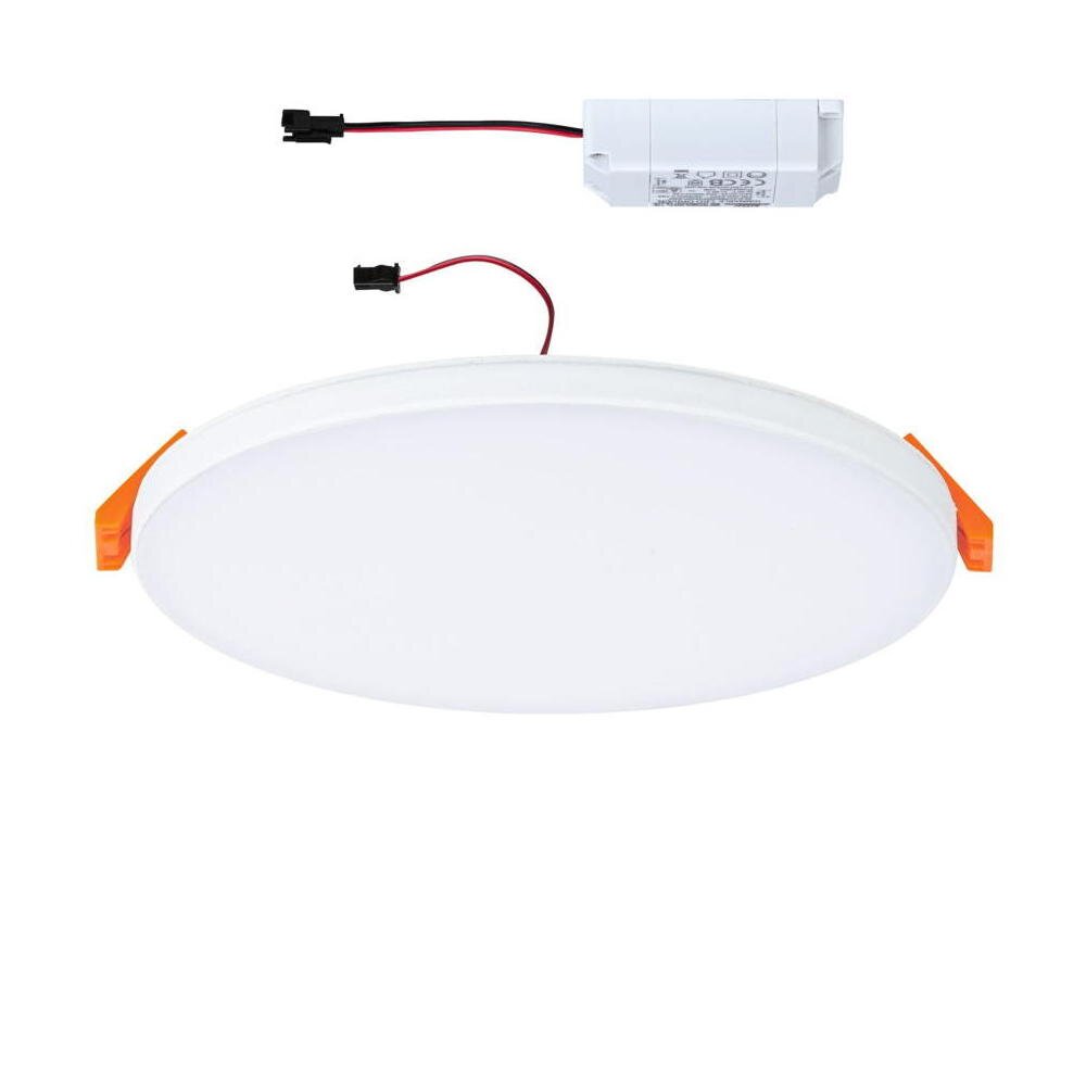 Paulmann Veluna Edge LED Panele Wohnzimmer Esszimmer Flur LED IP44 modern Weiß Kunststoff 1-flammig