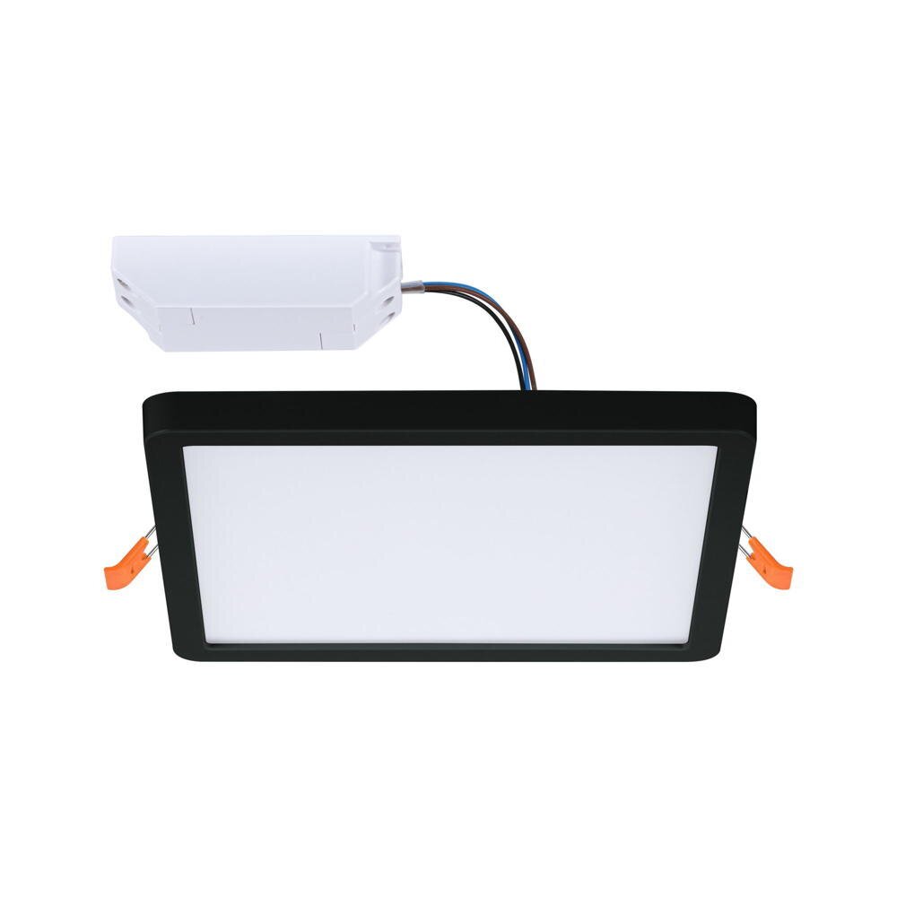 LED Einbaupanel Areo in Schwarz 13W 1200lm IP44 eckig günstig online kaufen