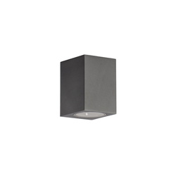 Wandleuchte in Anthrazit GU10 IP65 100mm