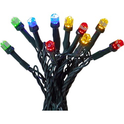 LED Lichterkette Diamond Star Light RGBW in Schwarz 3,6W...