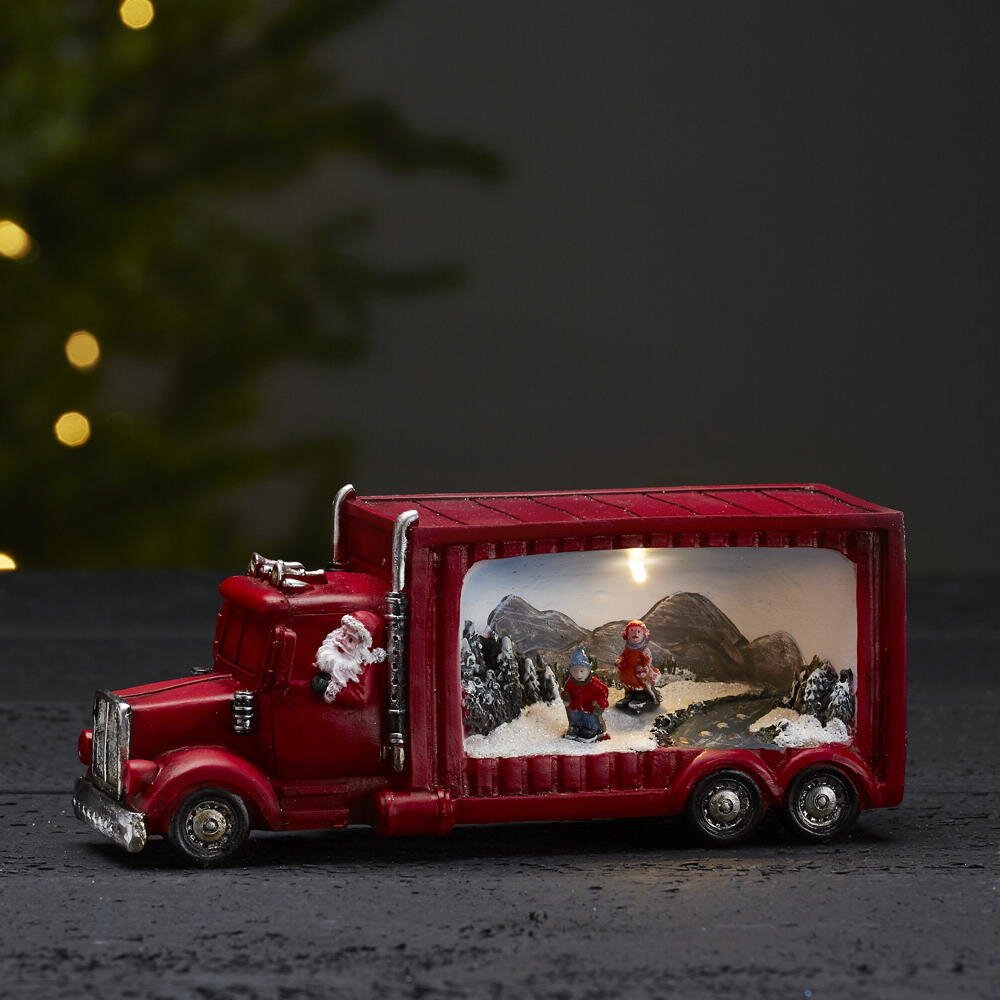 LED Lichtobjekt Merryville Truck in Rot 0,18W