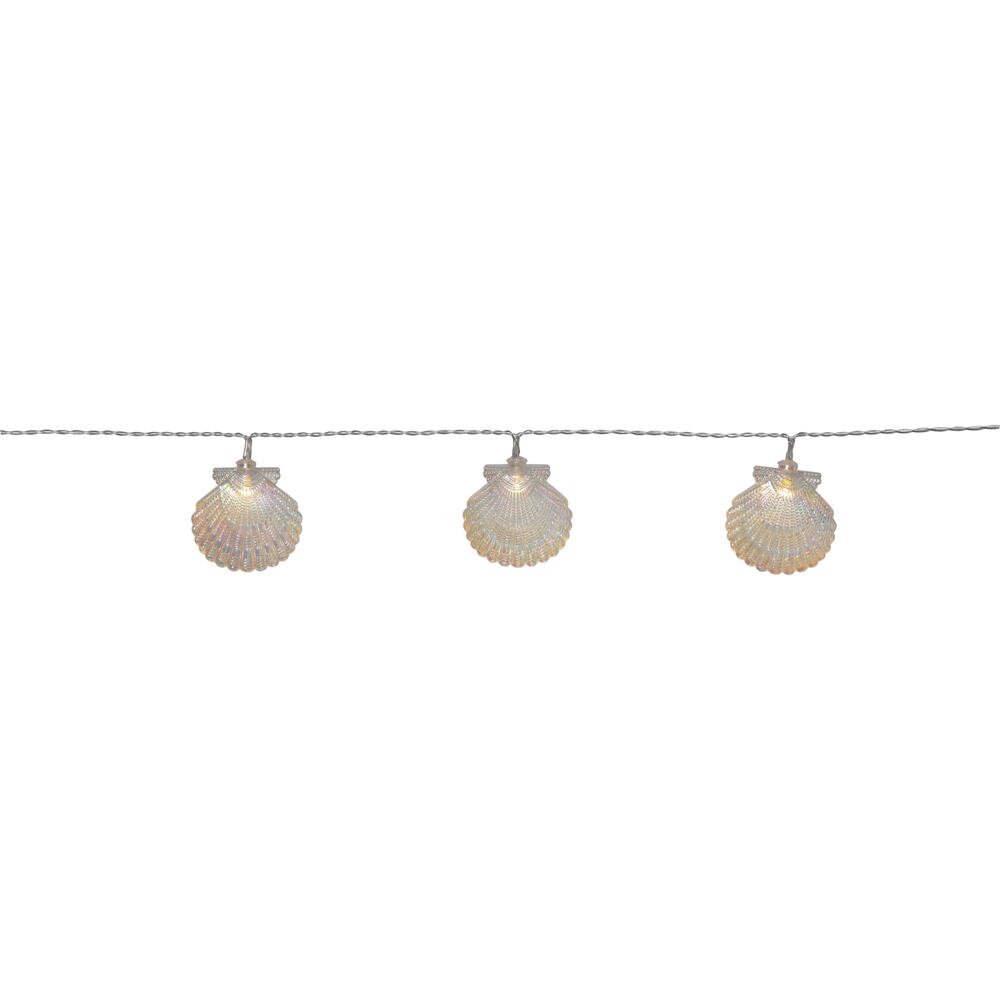 LED Lichterkette Nacy Muscheln in Transparent 0,26W