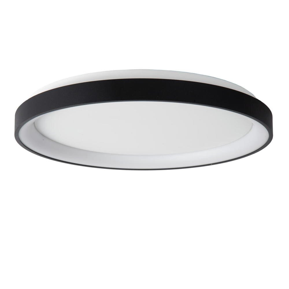 LED Deckenleuchte Vidal in Schwarz und Weiß 38W 3332lm günstig online kaufen