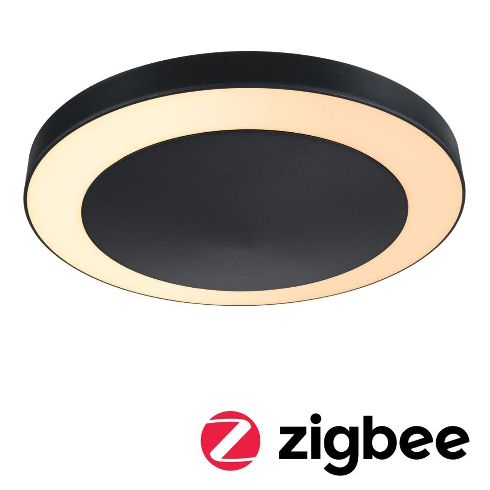 Paulmann Circula Hauseingang Garage & Carport Balkon LED IP44 modern Anthrazit Kunststoff 1-flammig