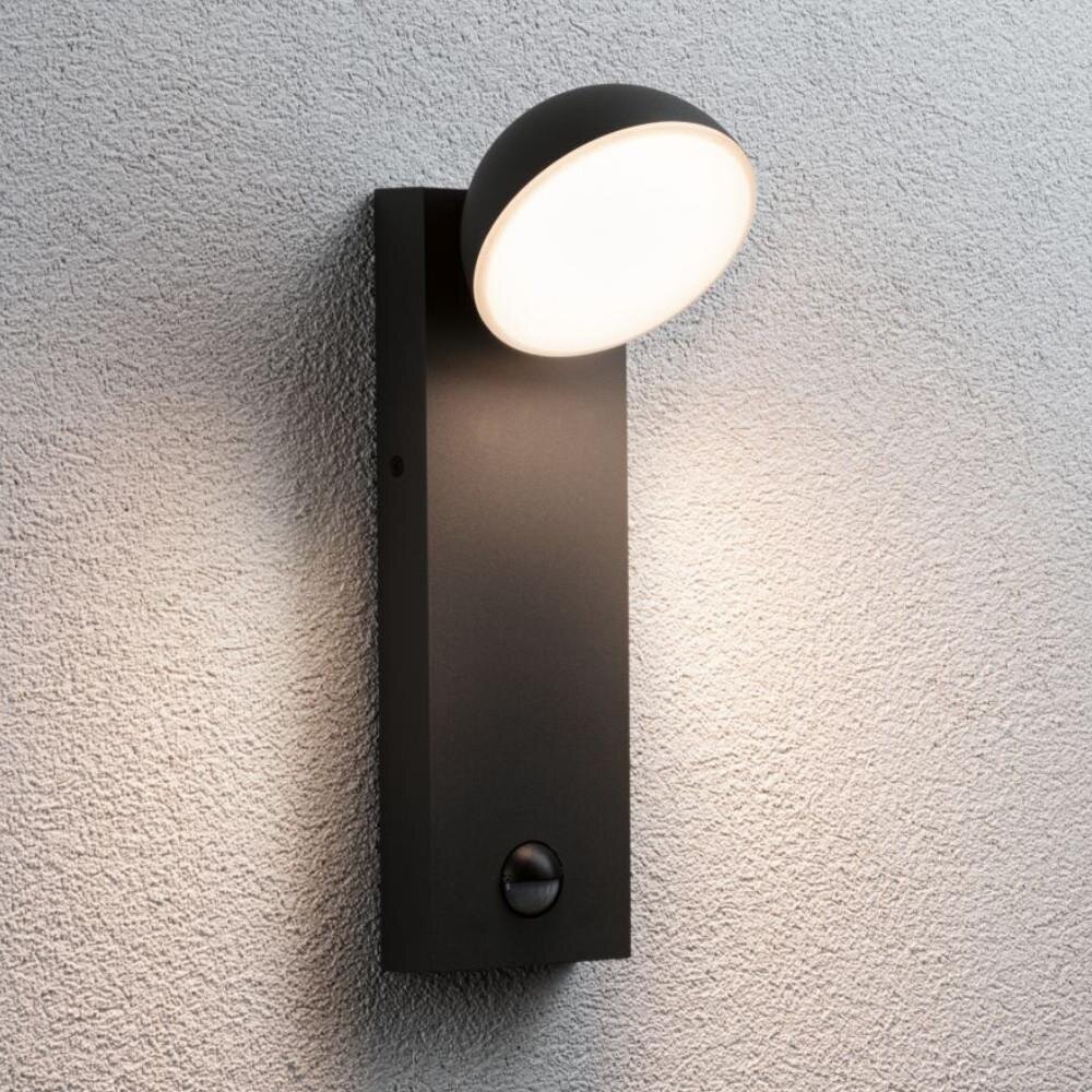 Paulmann Puka Terrasse Garage & Carport LED IP44 modern Anthrazit Aluminium 1-flammig