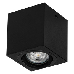 Deckenspot Surface in Schwarz GU10 eckig