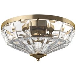 Deckenleuchte Facet in Gold E14 4-flammig 396mm