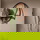 RINGO-Living Massivholz Garderobe Charu mit 2 Haken in Natur-hell und Schwarz-matt 400mm