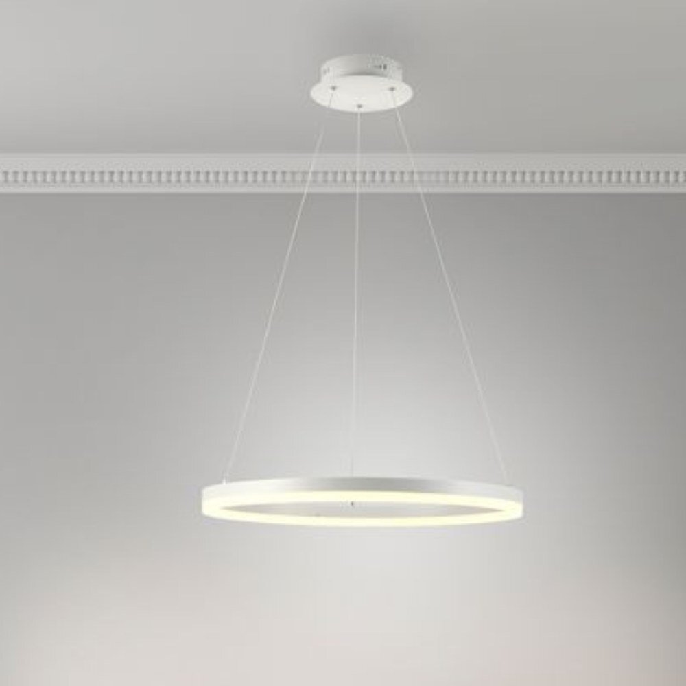 Paul Neuhaus LED-Hängelampe Titus, Ø 60 cm, weiß, dimmbar günstig online kaufen