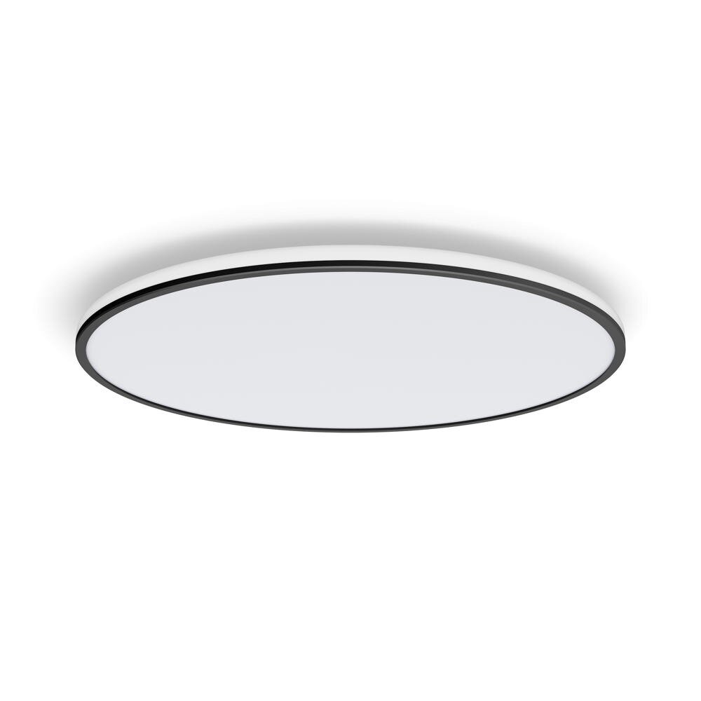 LED Deckenleuchte Ozziet in Schwarz 36W 4100lm 4000K