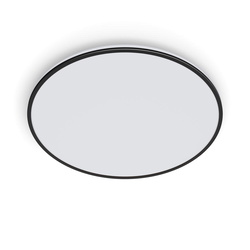 LED Deckenleuchte Ozziet in Schwarz 36W 4100lm 4000K