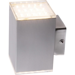 LED Wandleuchte Kubus in Weiß 2x 4,5W 1000lm IP44