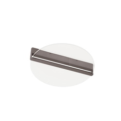 LED Deckenleuchte Noah in Braun und Transparent 36W 2259lm