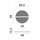 LED Deckenleuchte Noah in Braun und Transparent 36W 2259lm