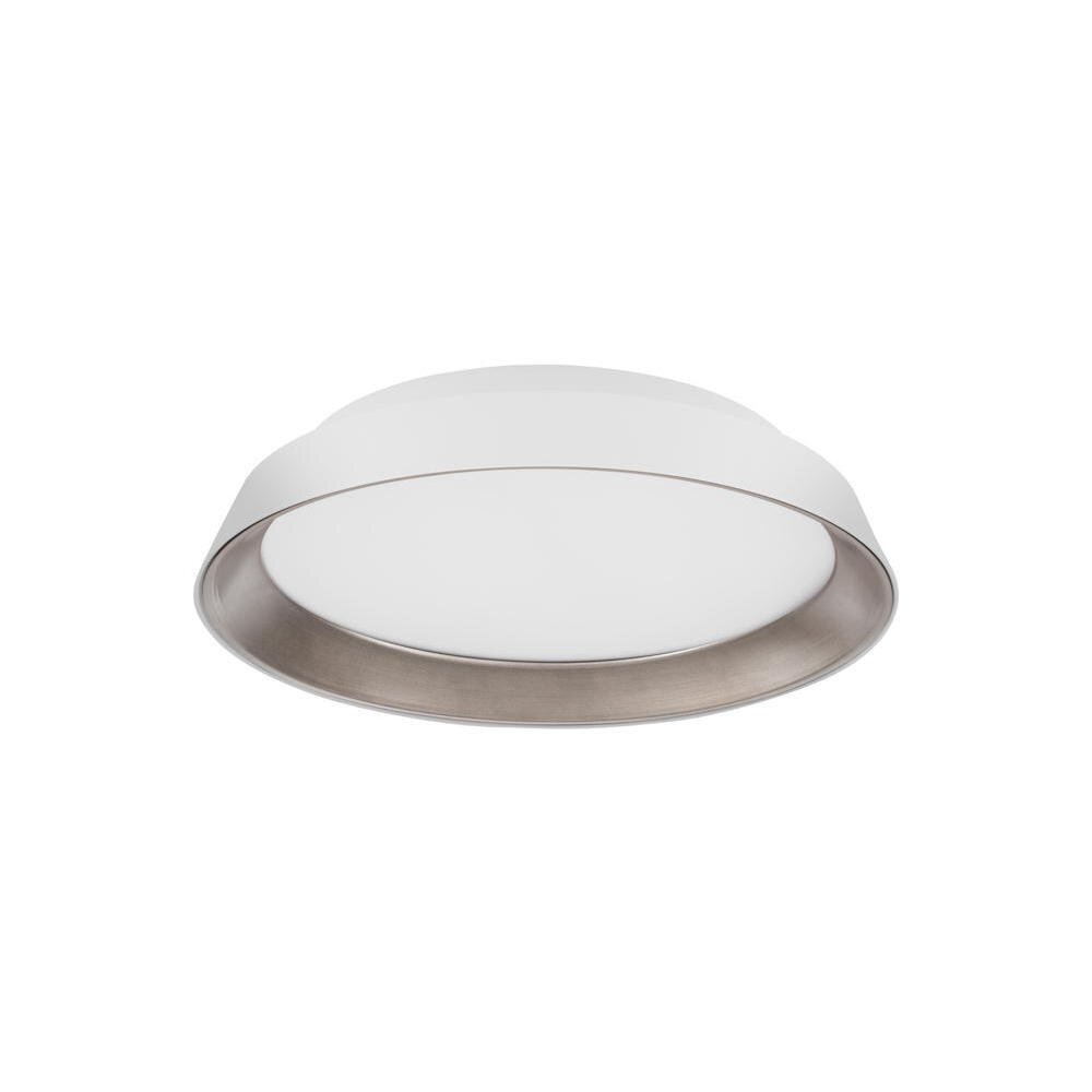 LED Deckenleuchte Vela in Weiß und Braun 30W 1665lm