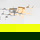 LED Deckenleuchte Atomo in Gold 10x 2,4W 1680lm