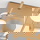 LED Deckenleuchte Atomo in Gold 10x 2,4W 1680lm