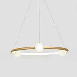 LED Pendelleuchte Celia in Gold und Weiß 6x 6W...