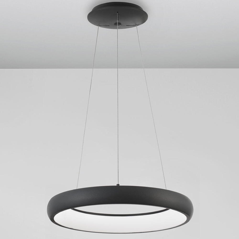 LED Pendelleuchte Albi in Schwarz 32W 1950lm