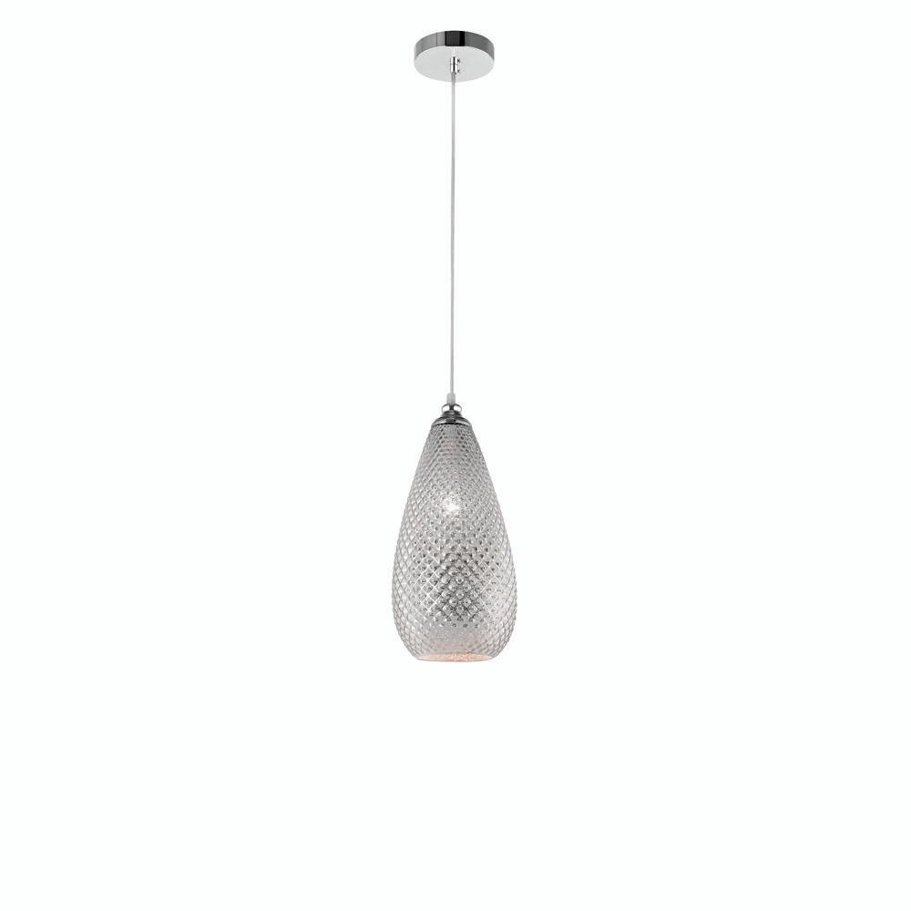 Pendelleuchte Boho in Silber E27 180mm