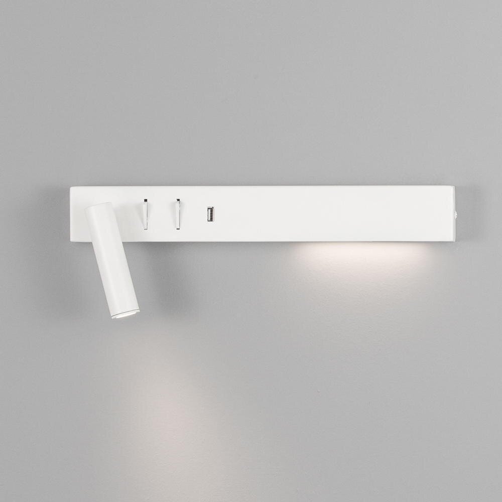 LED Wandleuchte Vida in Weiß 2x 4W 650lm links