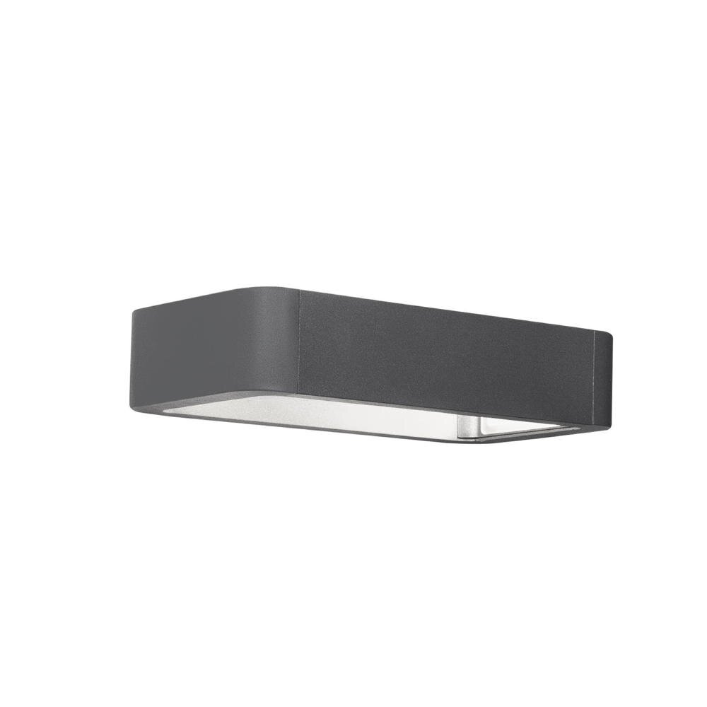 LED Wandleuchte Ned in Dunkelgrau 2x 6W 960lm IP54