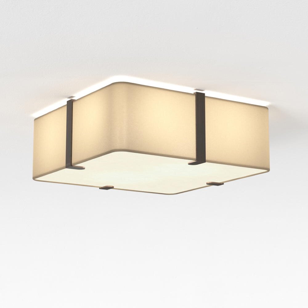 Deckenleuchte Elba in Beige E27 2-flammig 350x350mm günstig online kaufen