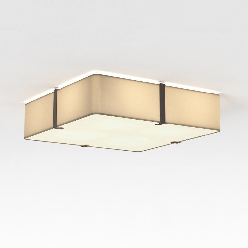 Deckenleuchte Elba in Beige E27 4-flammig 500x500mm günstig online kaufen