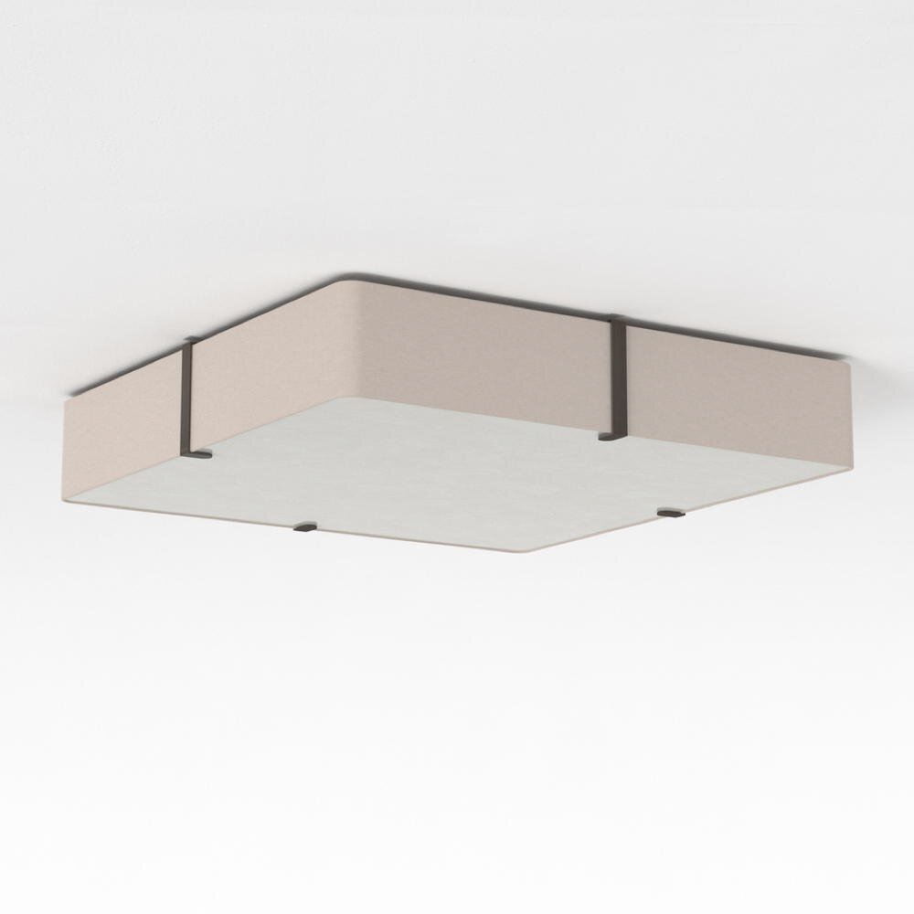 Deckenleuchte Elba in Beige E27 5-flammig 700x700mm günstig online kaufen