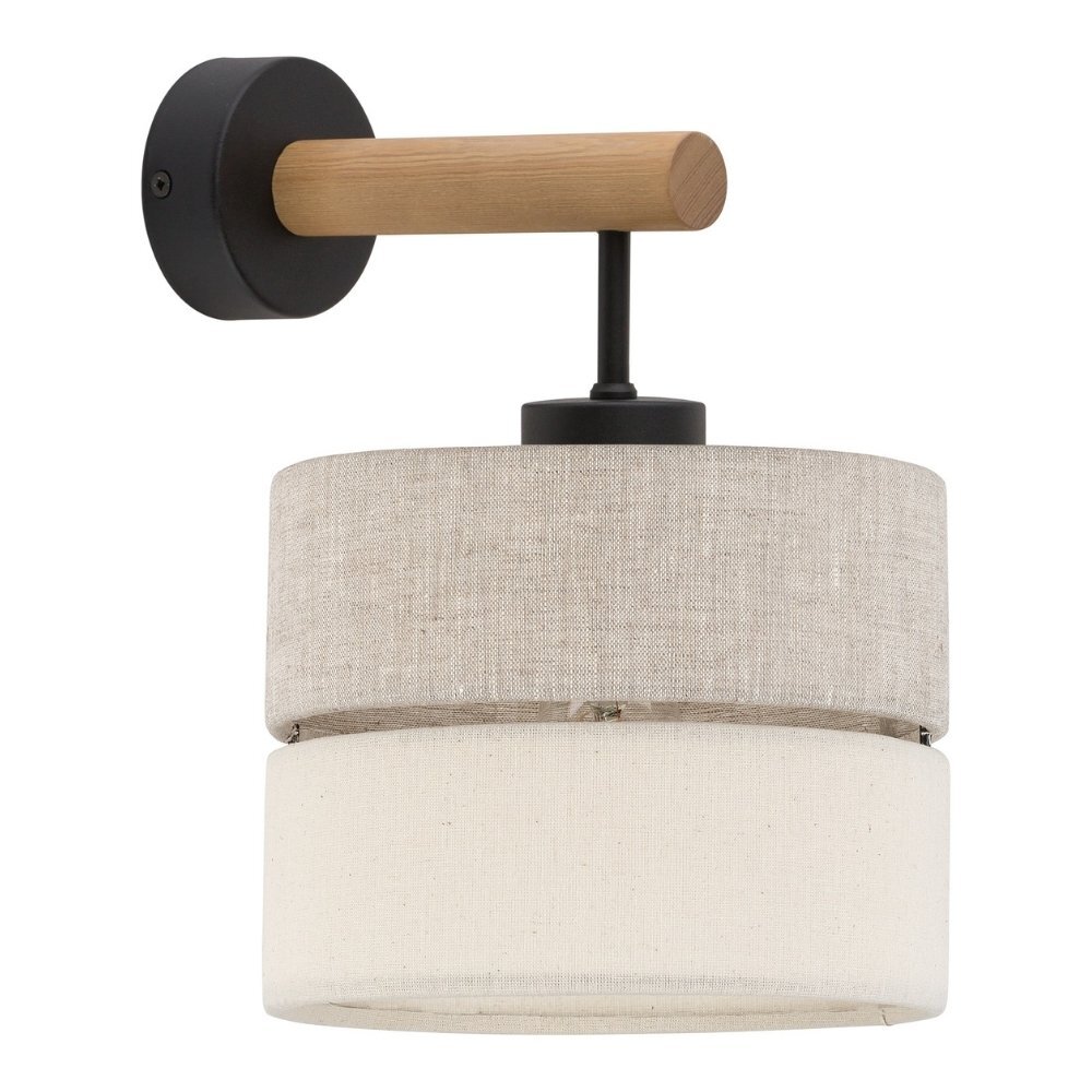 famlights | Wandleuchte Amal in Beige E27