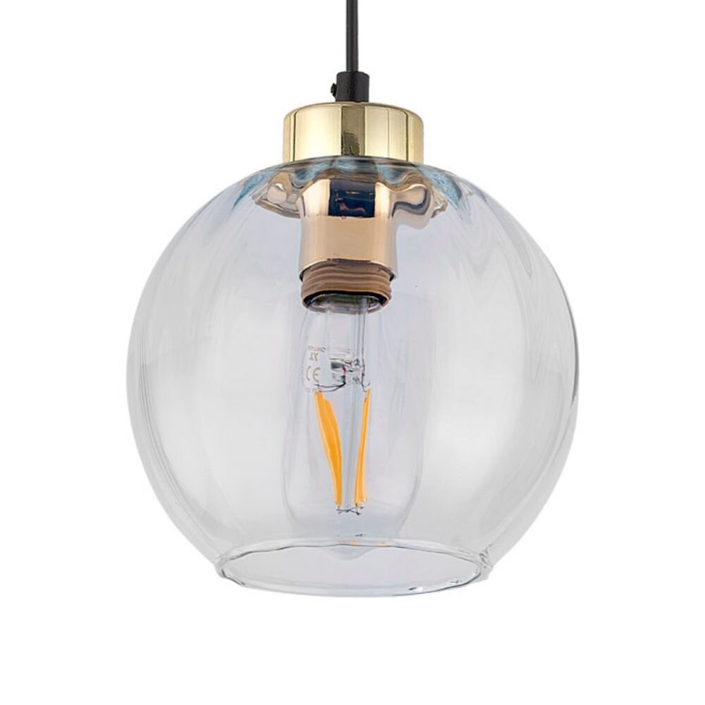 famlights | Pendelleuchte Mariella in Transparent E27 180mm günstig online kaufen