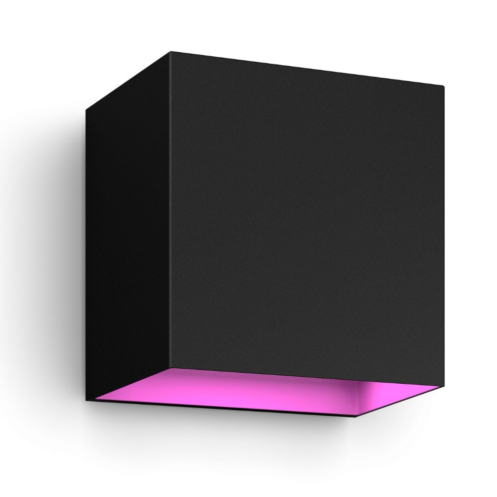 Philips Hue Bluetooth Wandleuchte White & Color Ambiance Resonate in Schwarz 8W 350lm IP44