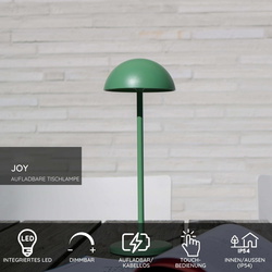 LED Akku Tischleuchte Joy in Grün 1,5W 215lm IP54