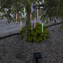 LED Solar Lichterkette Bubbly in Transparent 10x 0,03W...