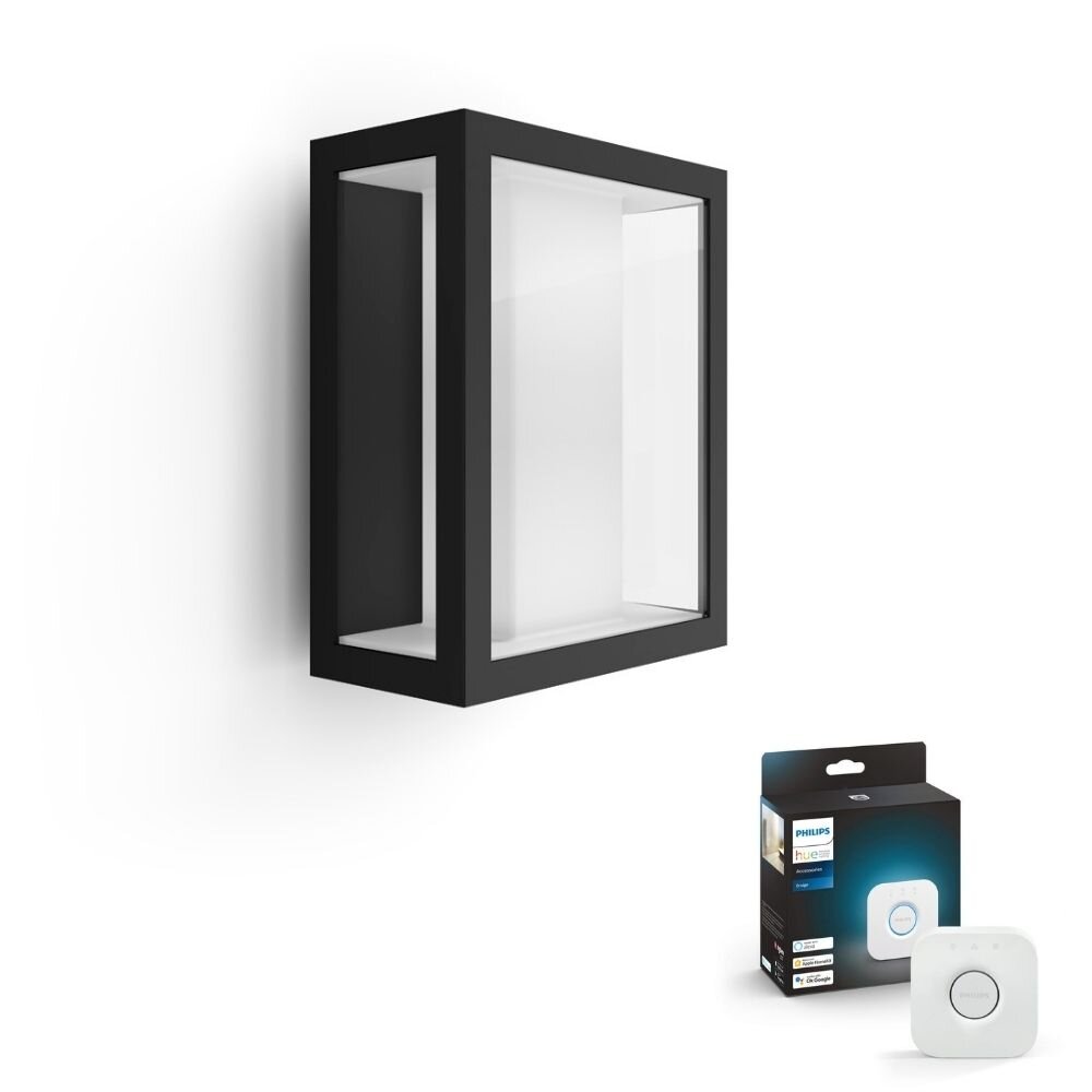 Philips Hue White & Color Ambiance Impress - Wandleuchte, schwarz - 240x190 günstig online kaufen